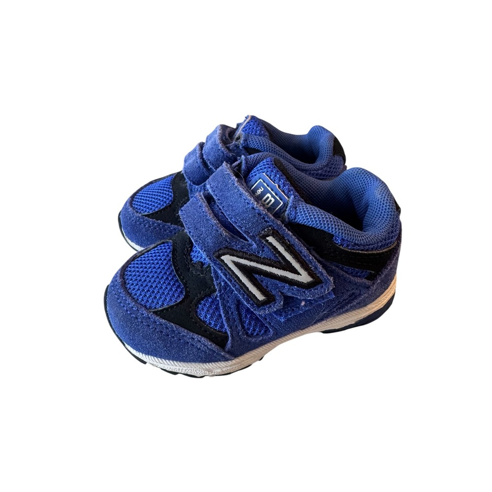 New Balance 888 Toddler Blue Sneakers Hook Loop Closure Walking Shoes - Size 2.5 - Picture 1 of 5